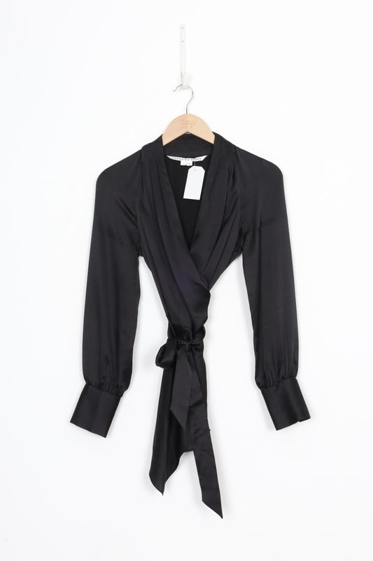 Veronica Beard Womens Black Top Size 2