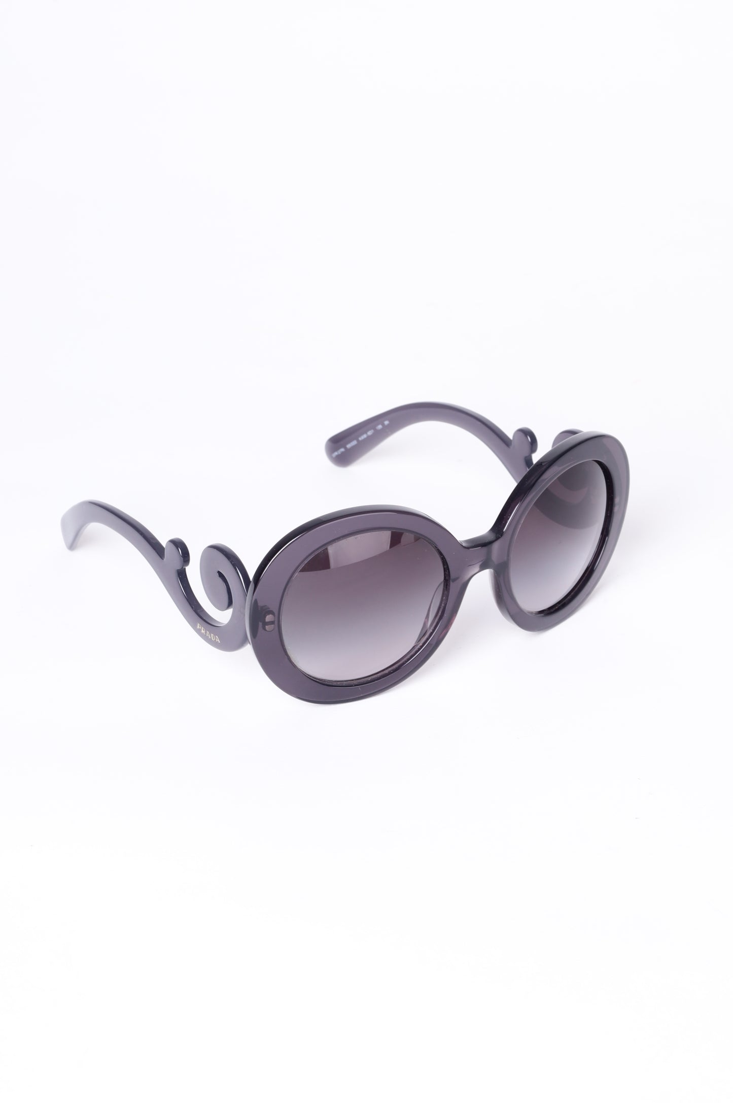 Prada Womens Grey Sunglasses Size O/S
