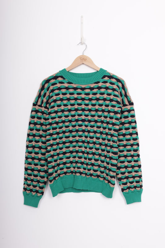 Victoria Beckham Womens Green Jumper Size L