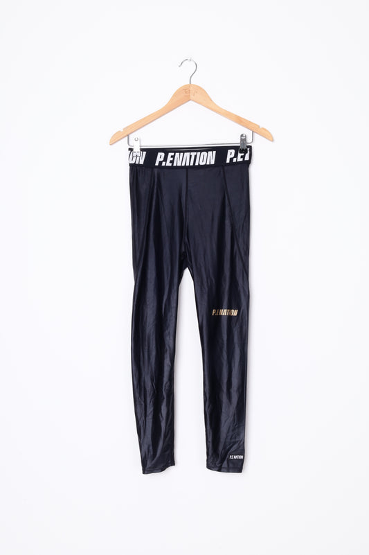 P.E Nation Womens Black Pants Size M