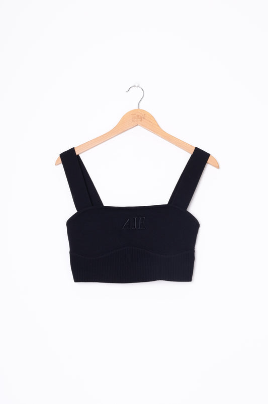 Aje Womens Black Top Size M