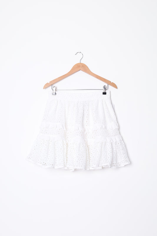 Aje. Womens White Skirt Size 10