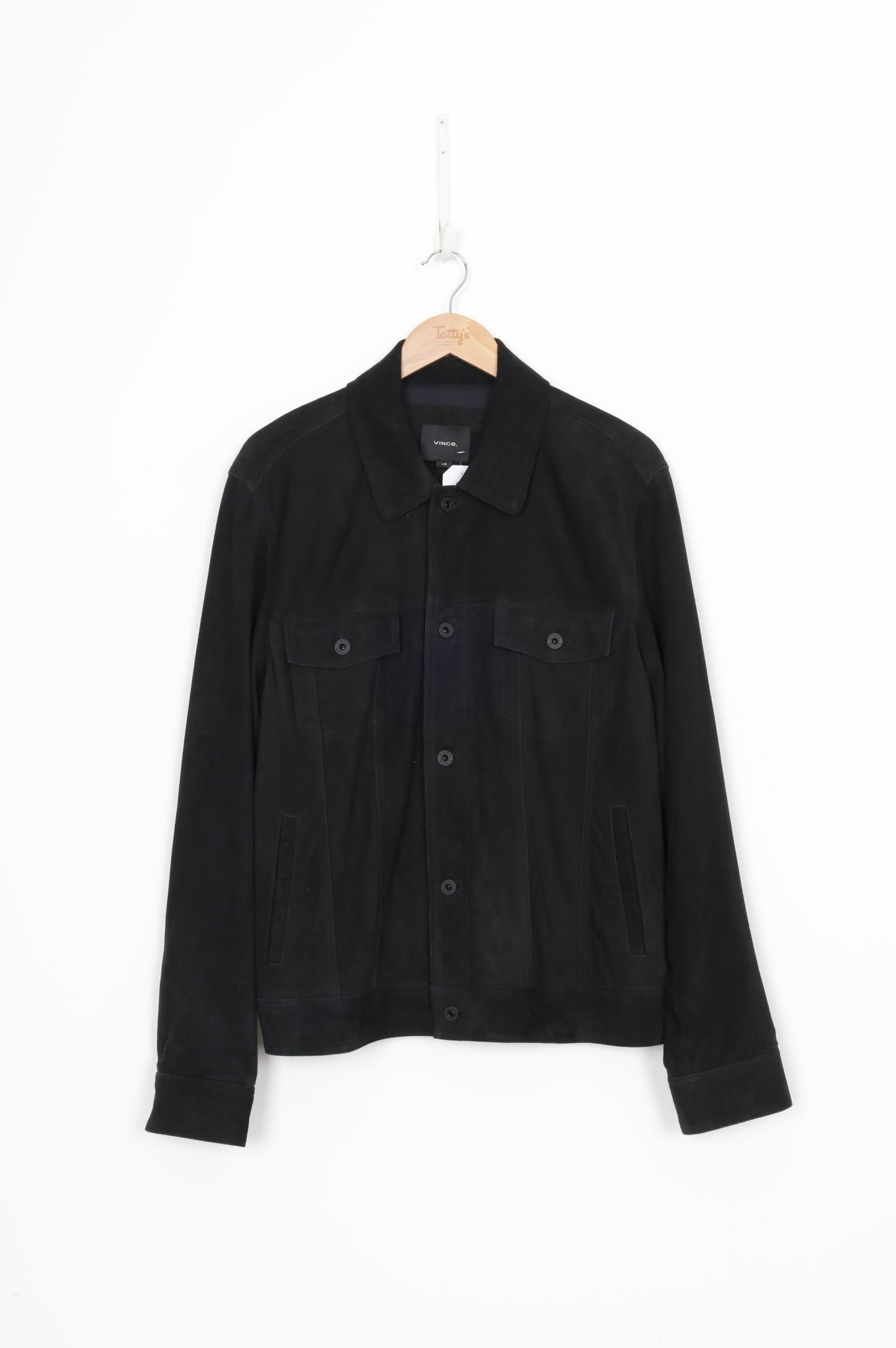 Vince. Mens Black Jacket Size L