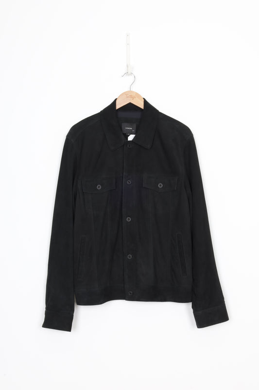 Vince. Mens Black Jacket Size L