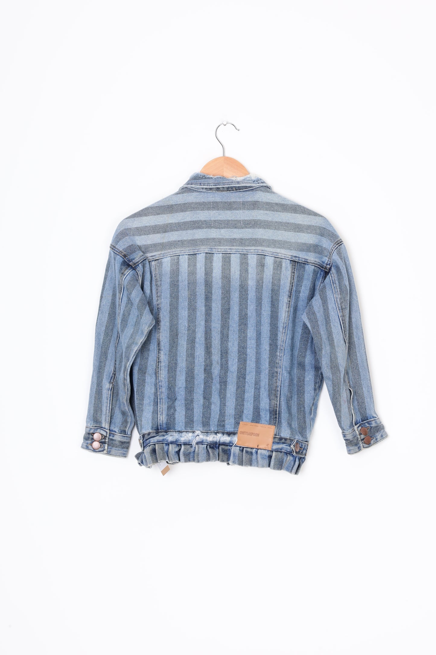 One Teaspoon Womens Blue Jacket Size 10
