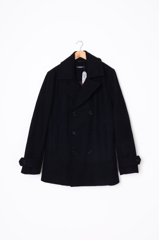 Workshop Mens Black Coat Size S