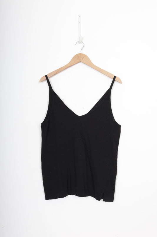 Bassike Womens Black Top Size S