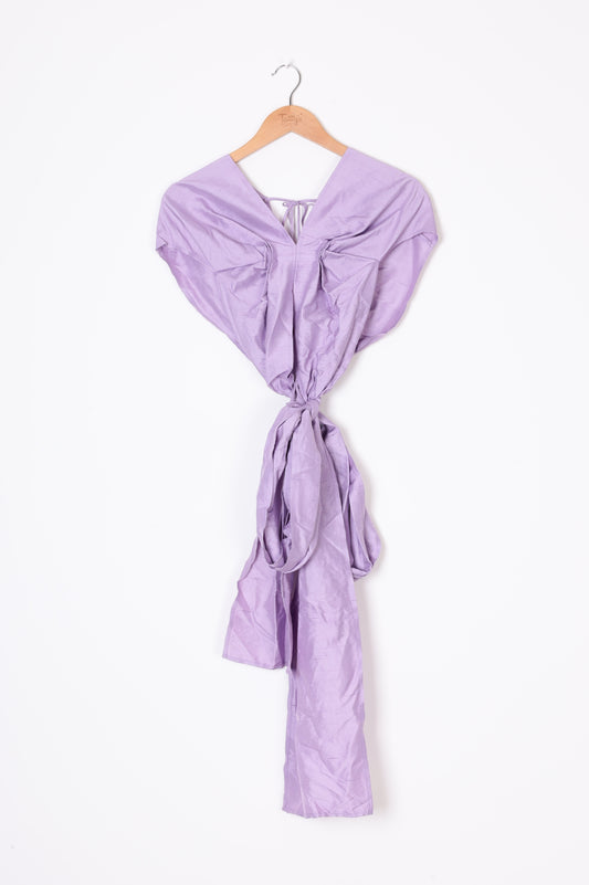 Wynn Hamlyn Womens Purple Top Size S