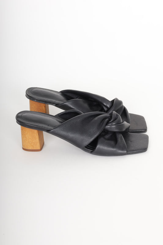 La Tribe Womens Black Heels Size EU 39