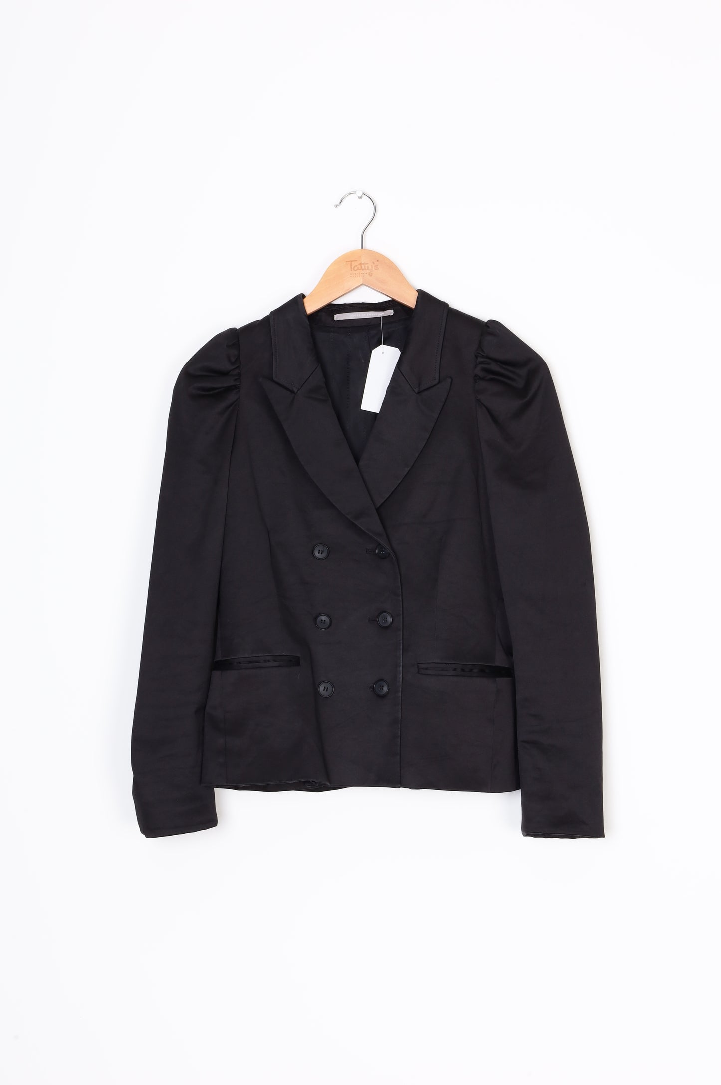 Tiger of Sweden Womens Black Blazer Size 38