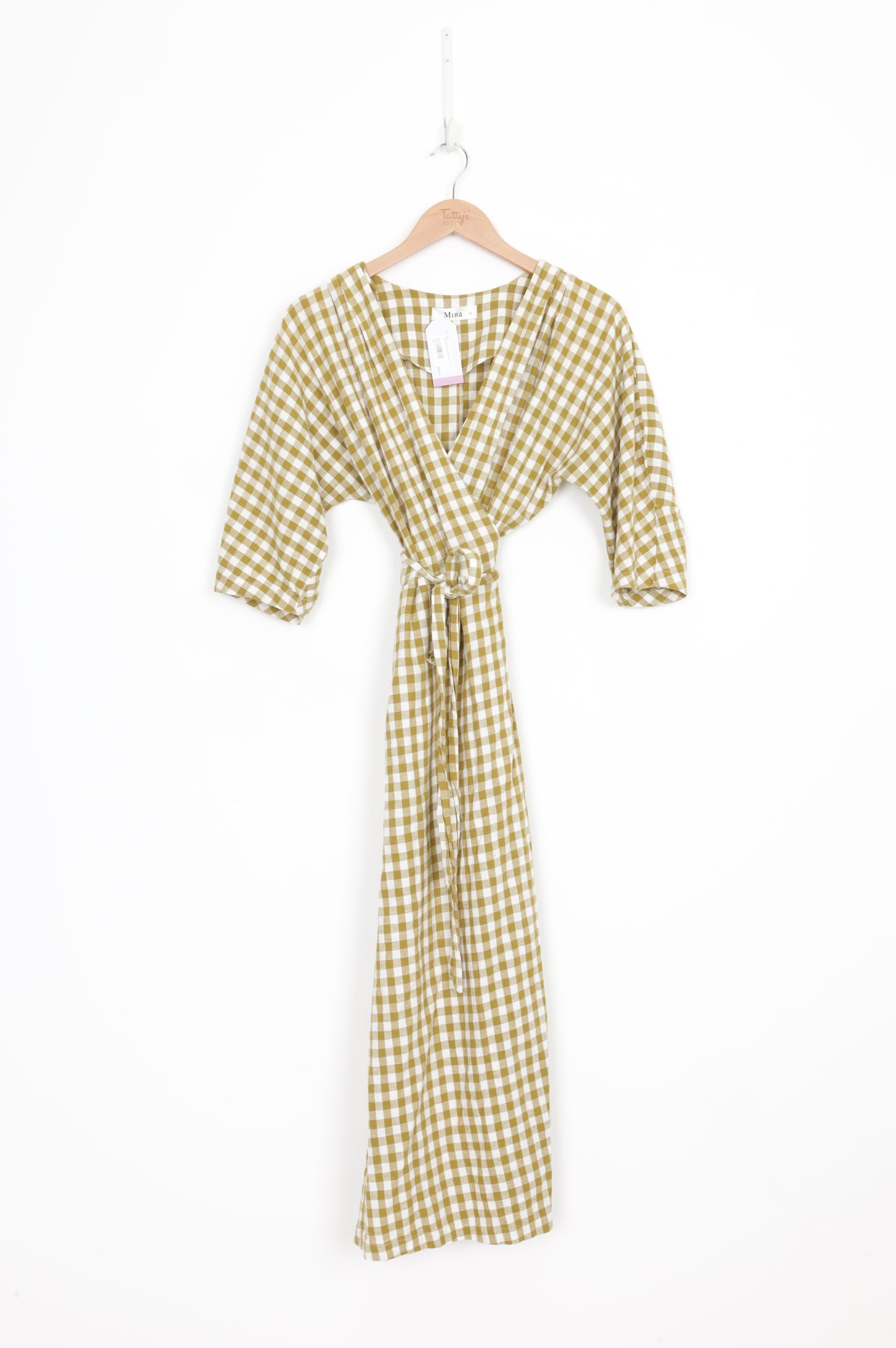 Mina Womens Green Dress Size 12