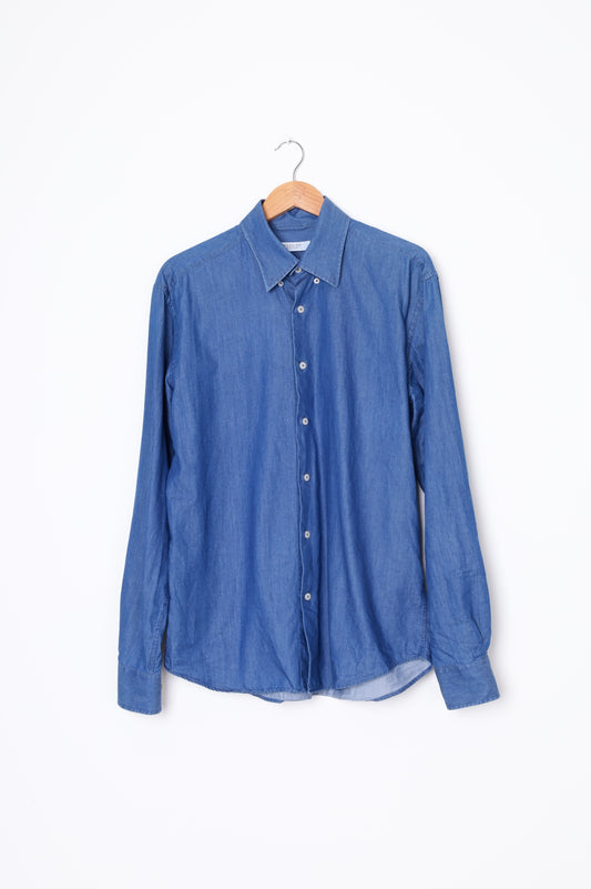 Working Style Mens Blue Shirt Size L