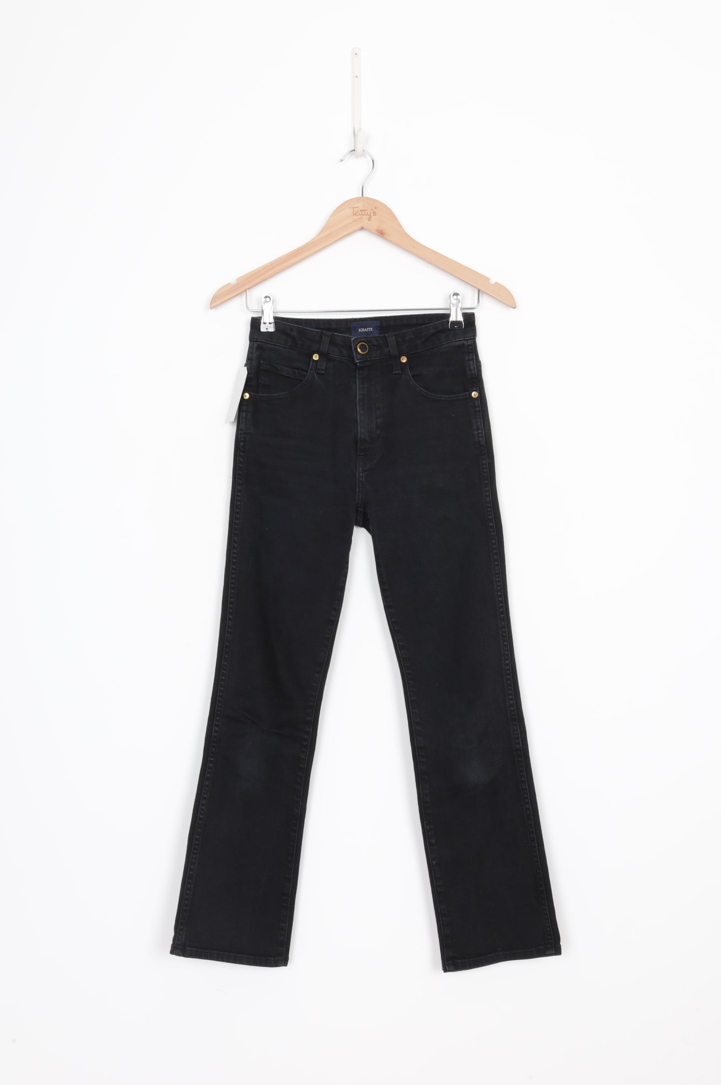 Khaite Womens Black Jeans Size W 25