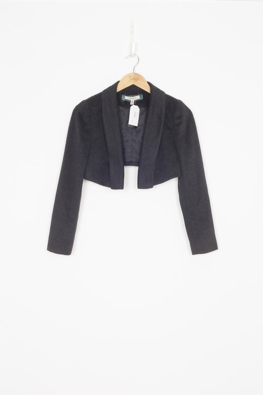 Mademoiselle Womens Black Jacket Size 36