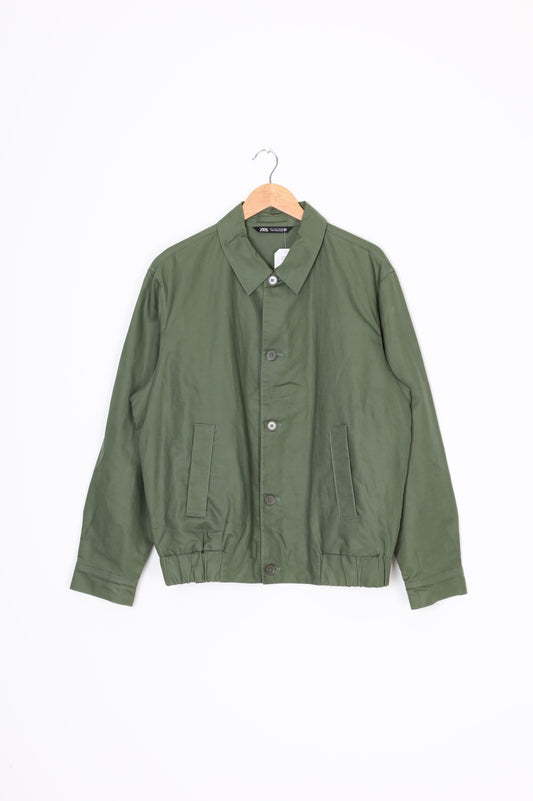 Zara Mens Green Jacket Size L