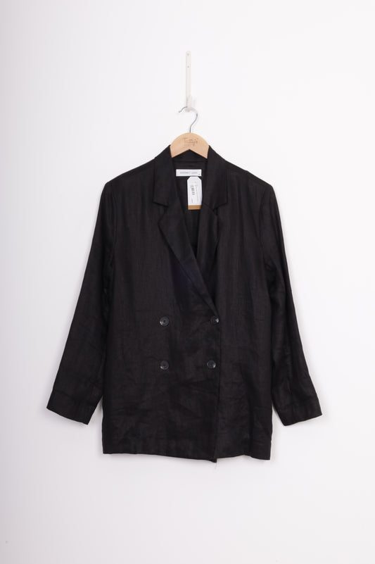 Assembly Label Womens Black Blazer Size 10