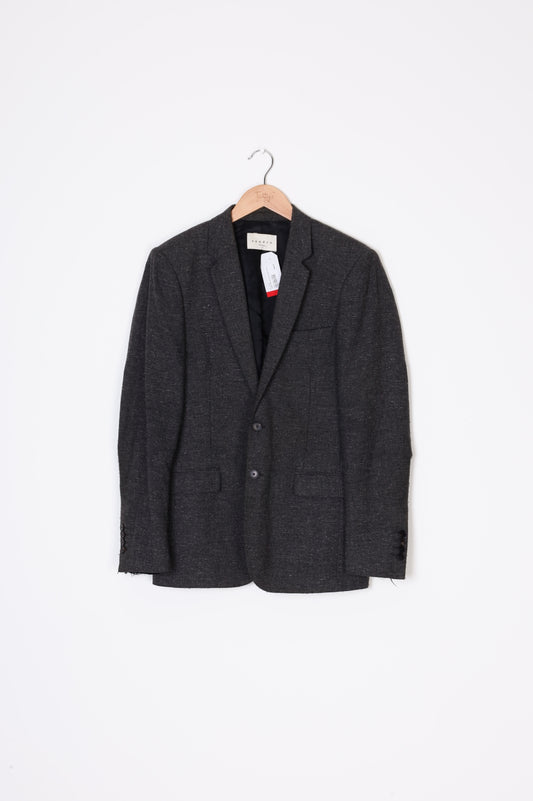 Sandro Paris Mens Grey Blazer Size 46