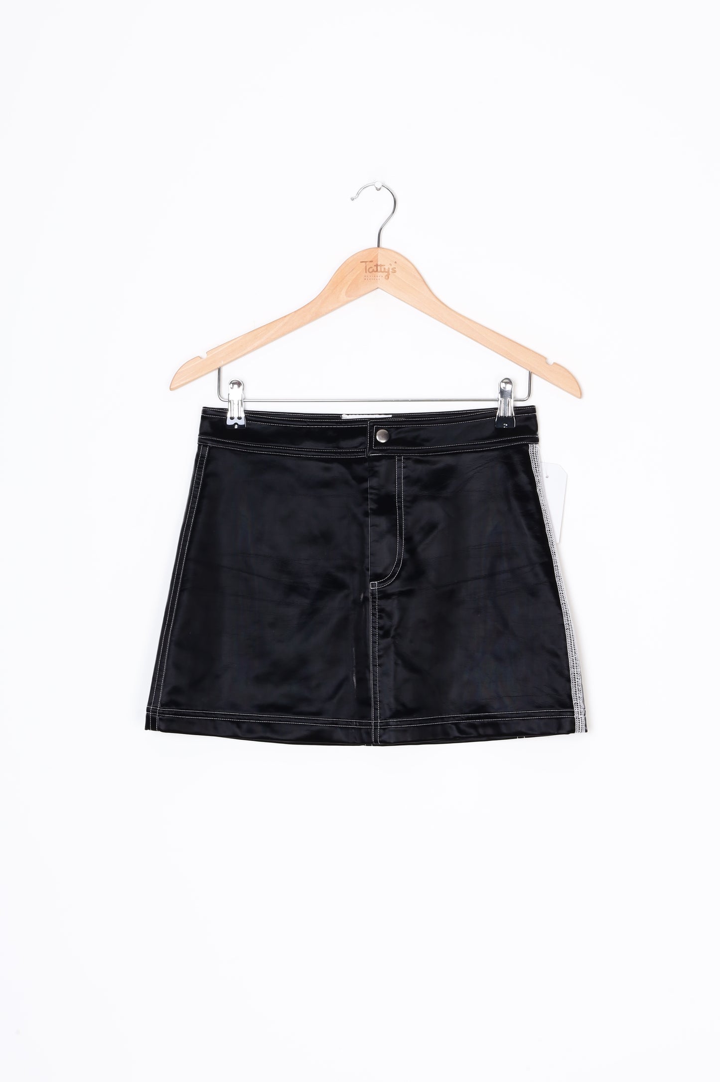 Beach Brains Womens Black Mini Skirt Size XS