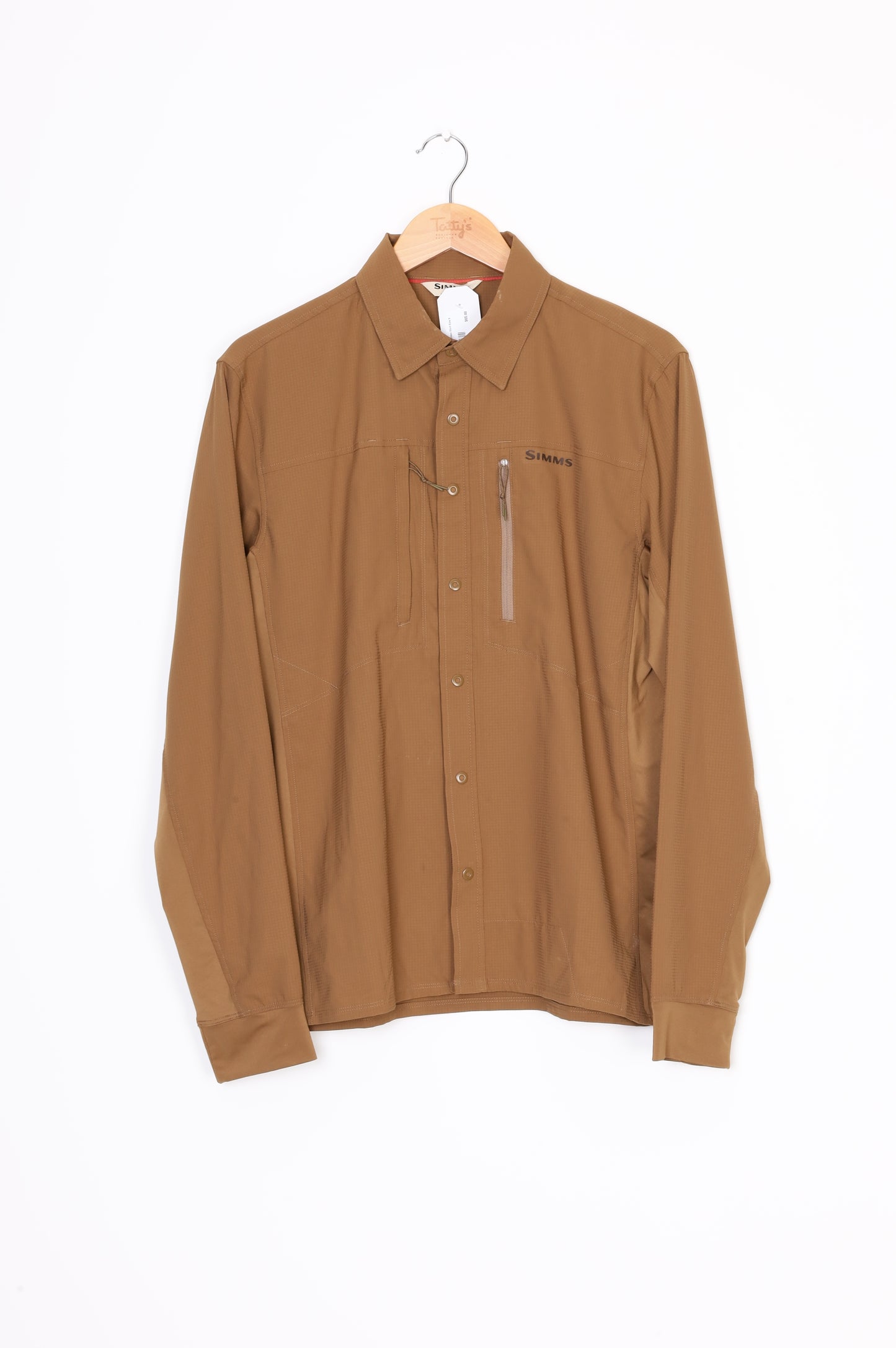 Simms Womens Brown Shirt Size S