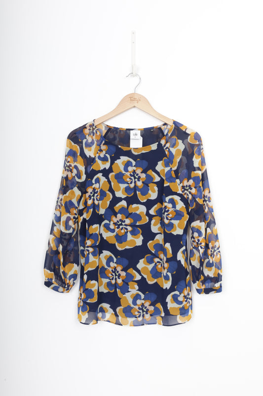 Cabi Womens Blue Top Size M