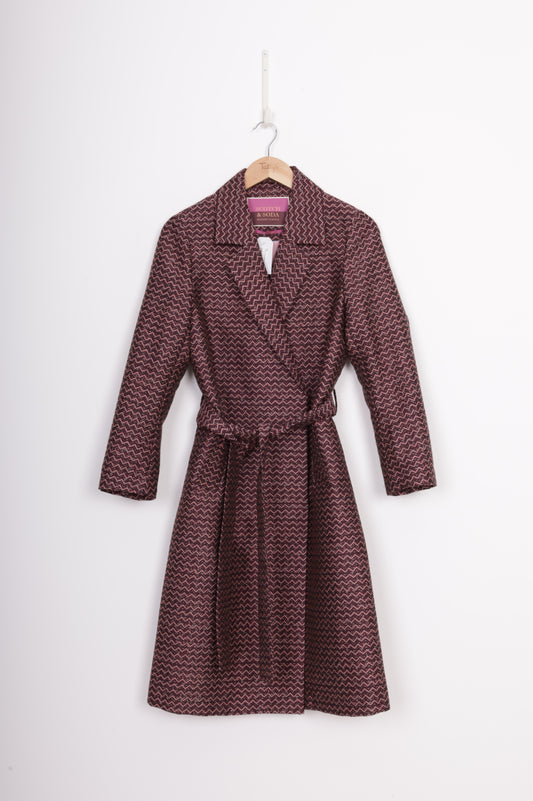 Scotch & Soda Womens Purple Coat Size S