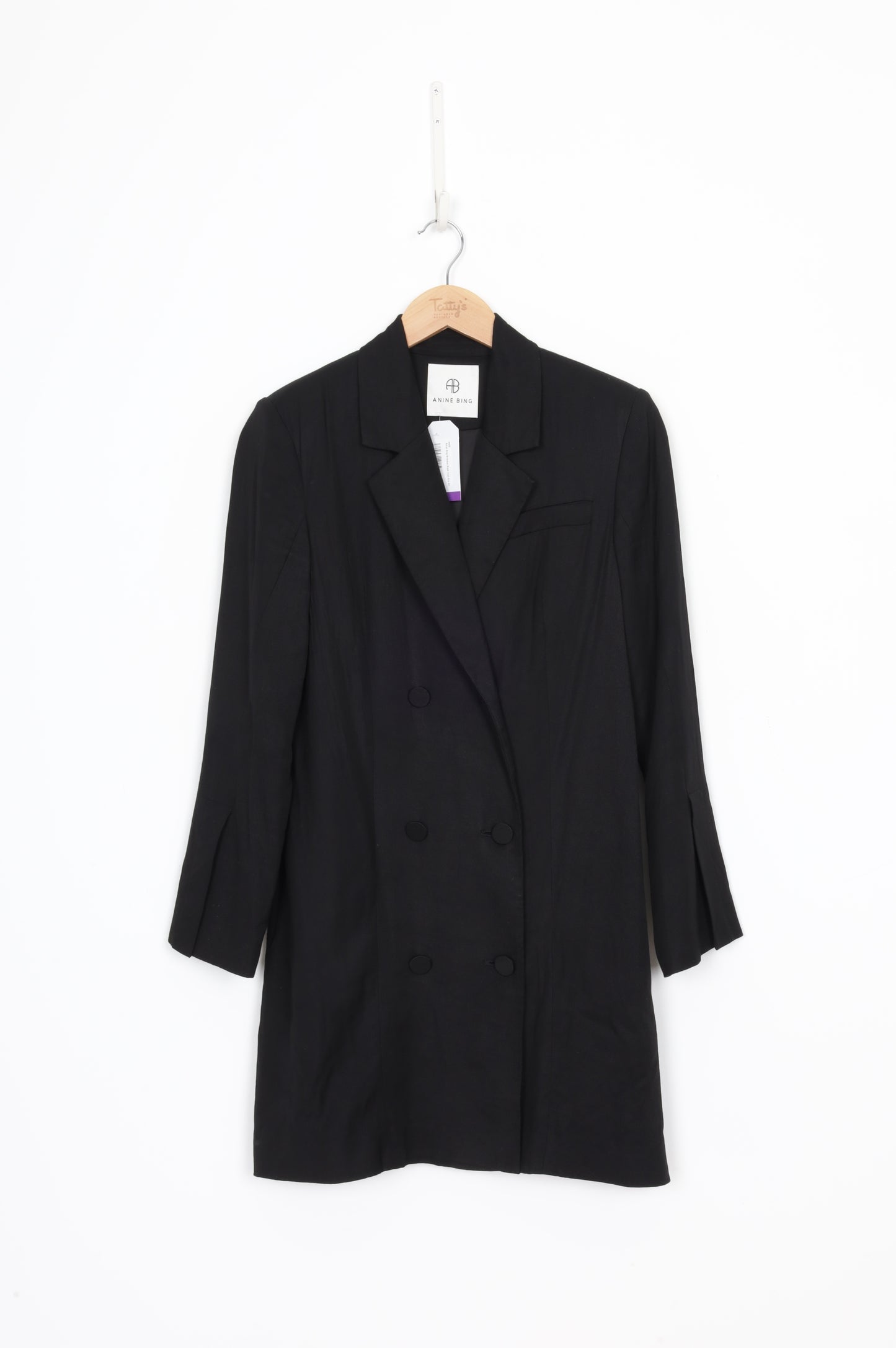 Anine Bing Womens Black Coat Size XS