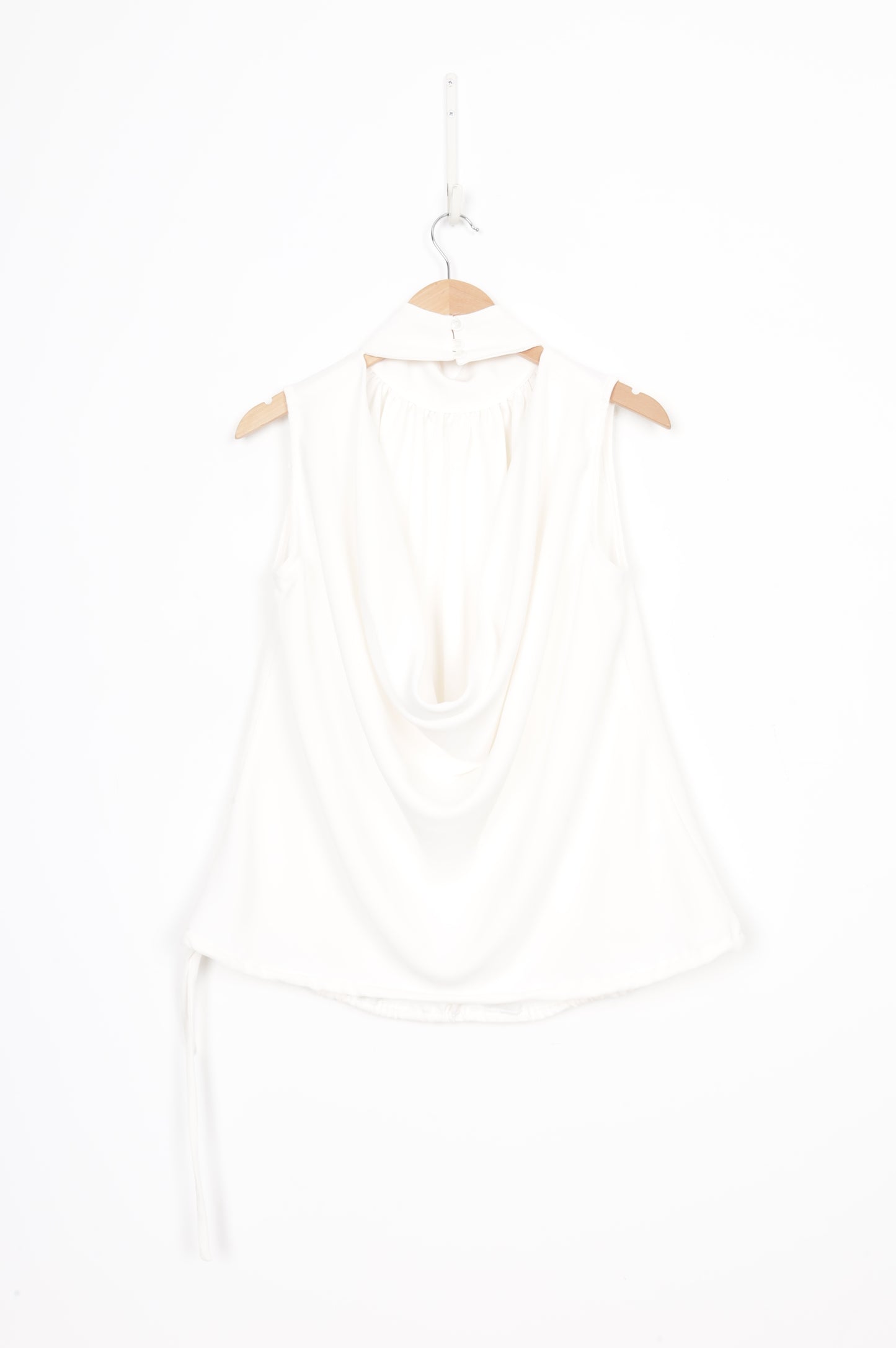 ellis Womens White Top Size 8
