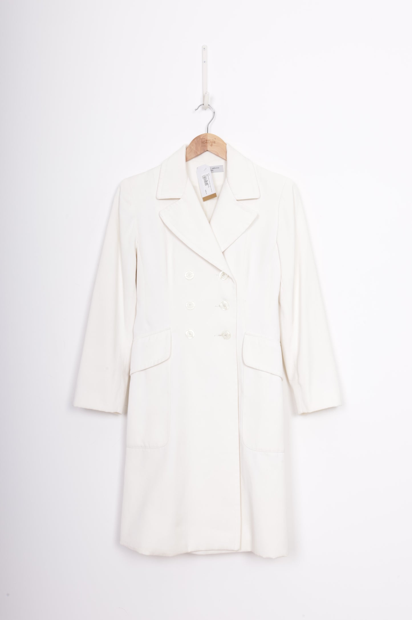 Vanessa Bruno Womens Cream Coat Size N/S