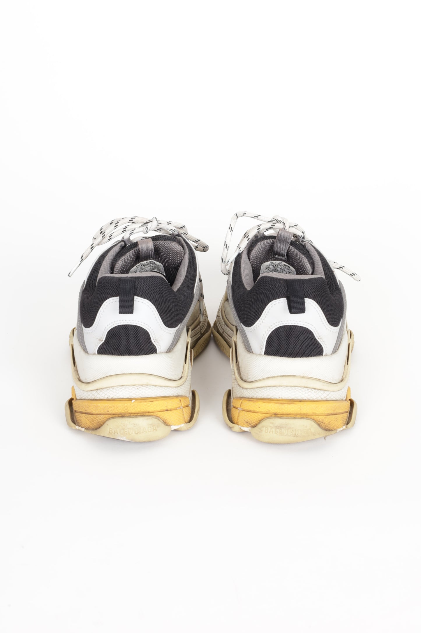 Balenciaga Mens Grey Sneakers Size EU 45