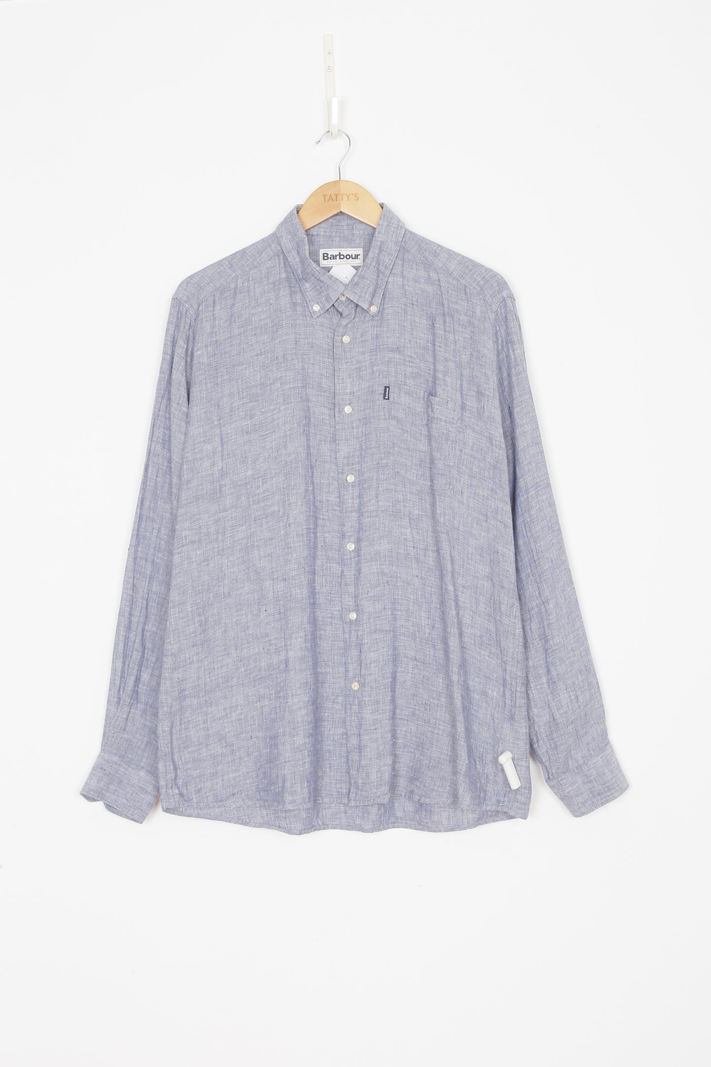Barbour Mens Blue Shirt Size XL