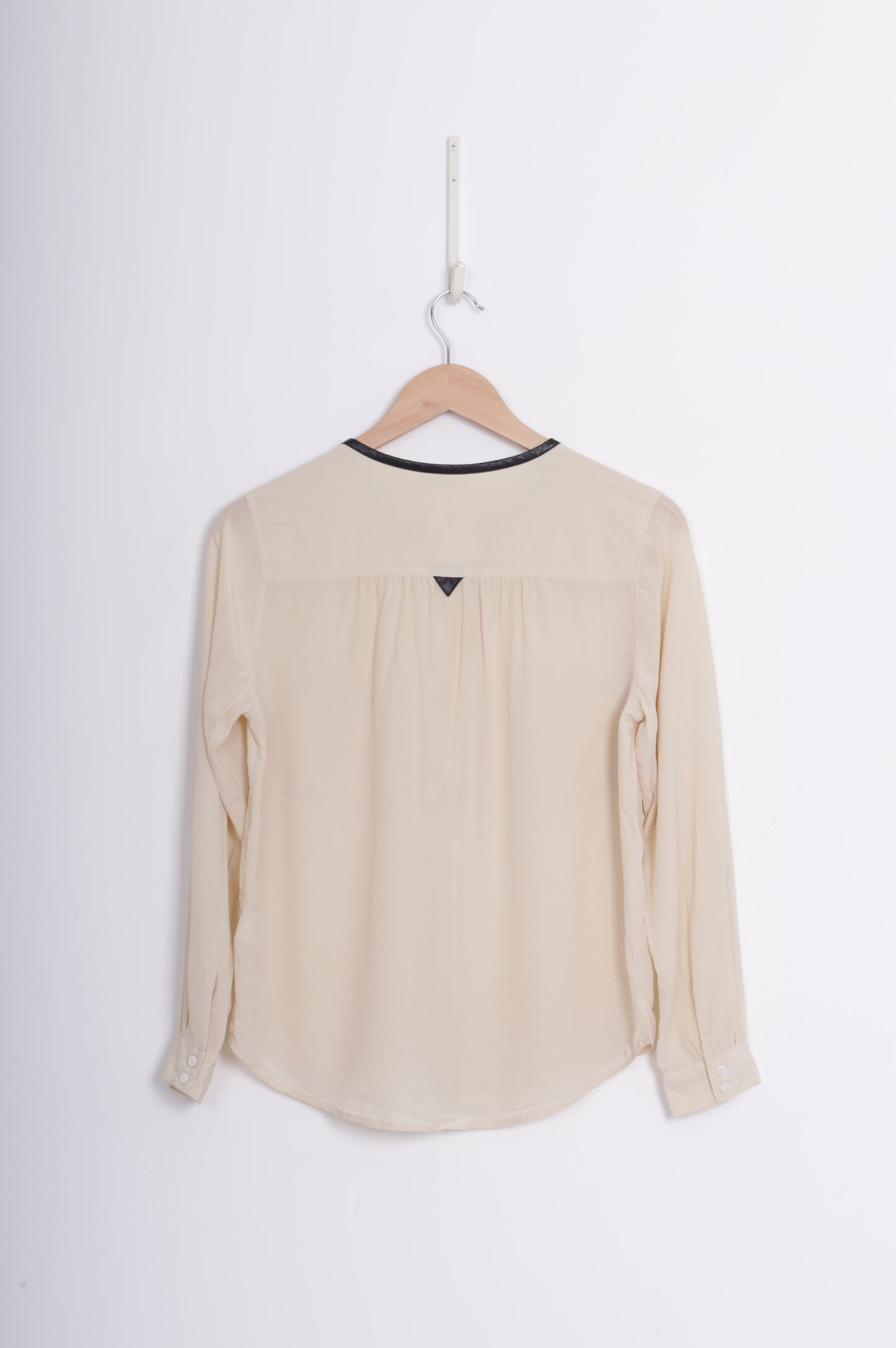 Whistles Womens Beige Shirt Size 10