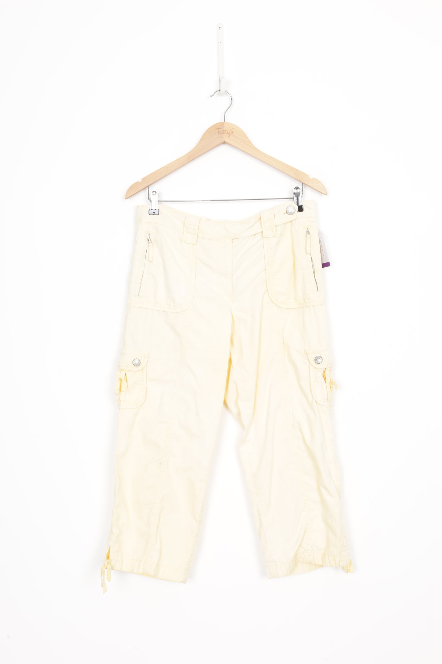 Ann Taylor Womens Yellow Pants Size 8