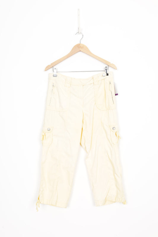 Ann Taylor Womens Yellow Pants Size 8