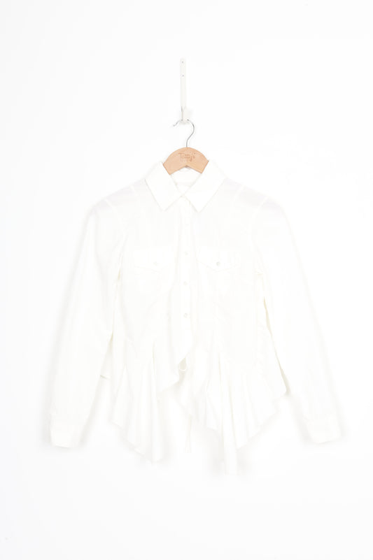Marques Almeida Womens White Shirt Size XS