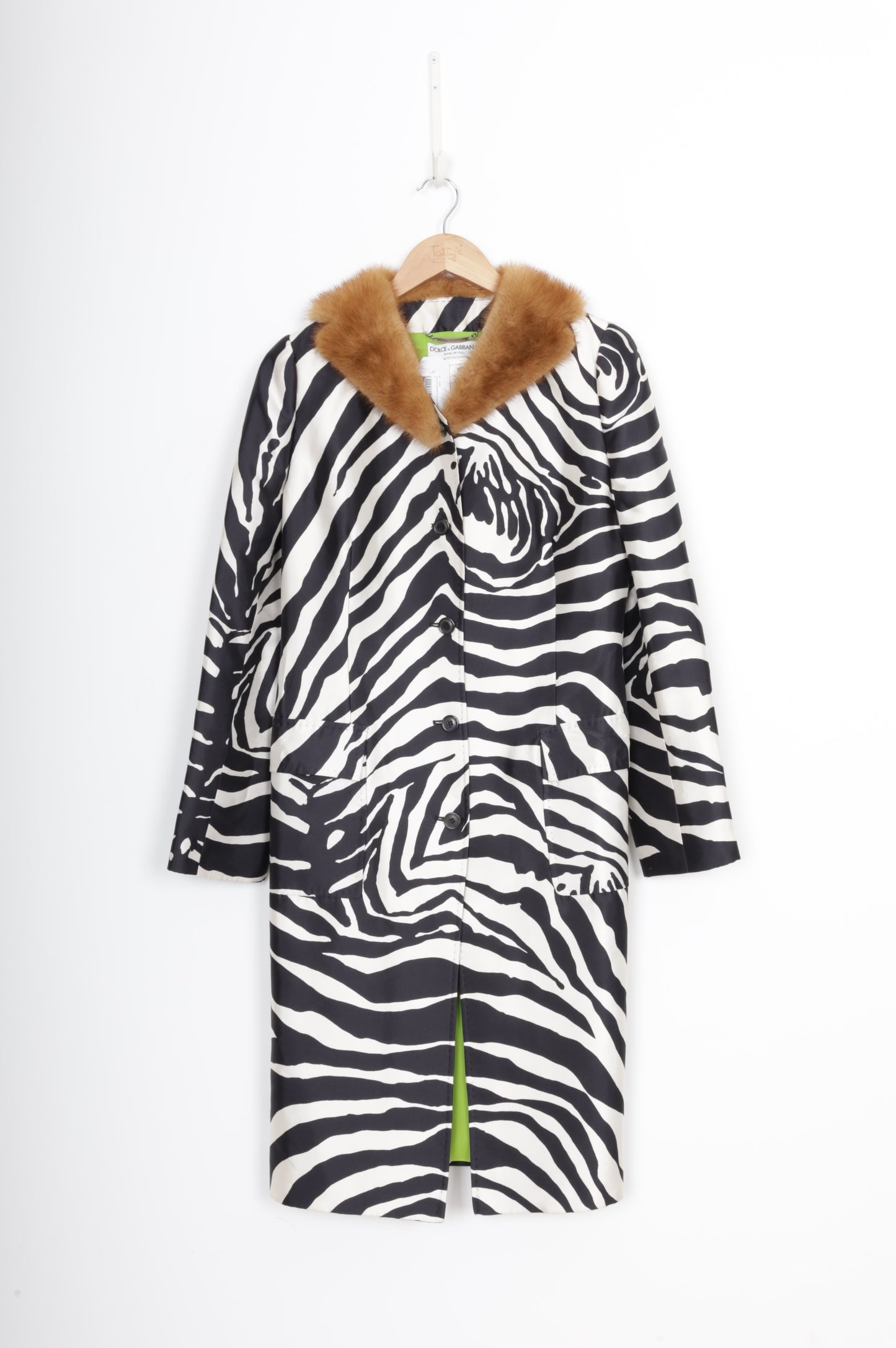 Dolce & Gabbana Womens Multi Coat Size S