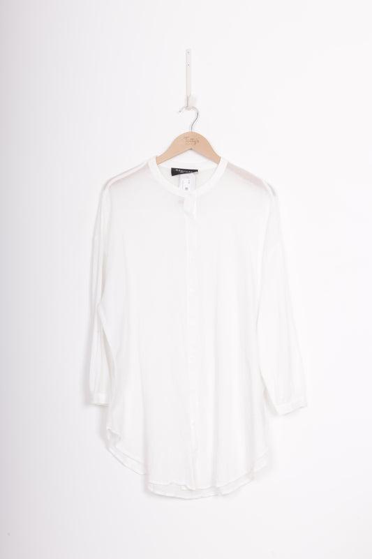 Decjuba Womens White Shirt Size XS