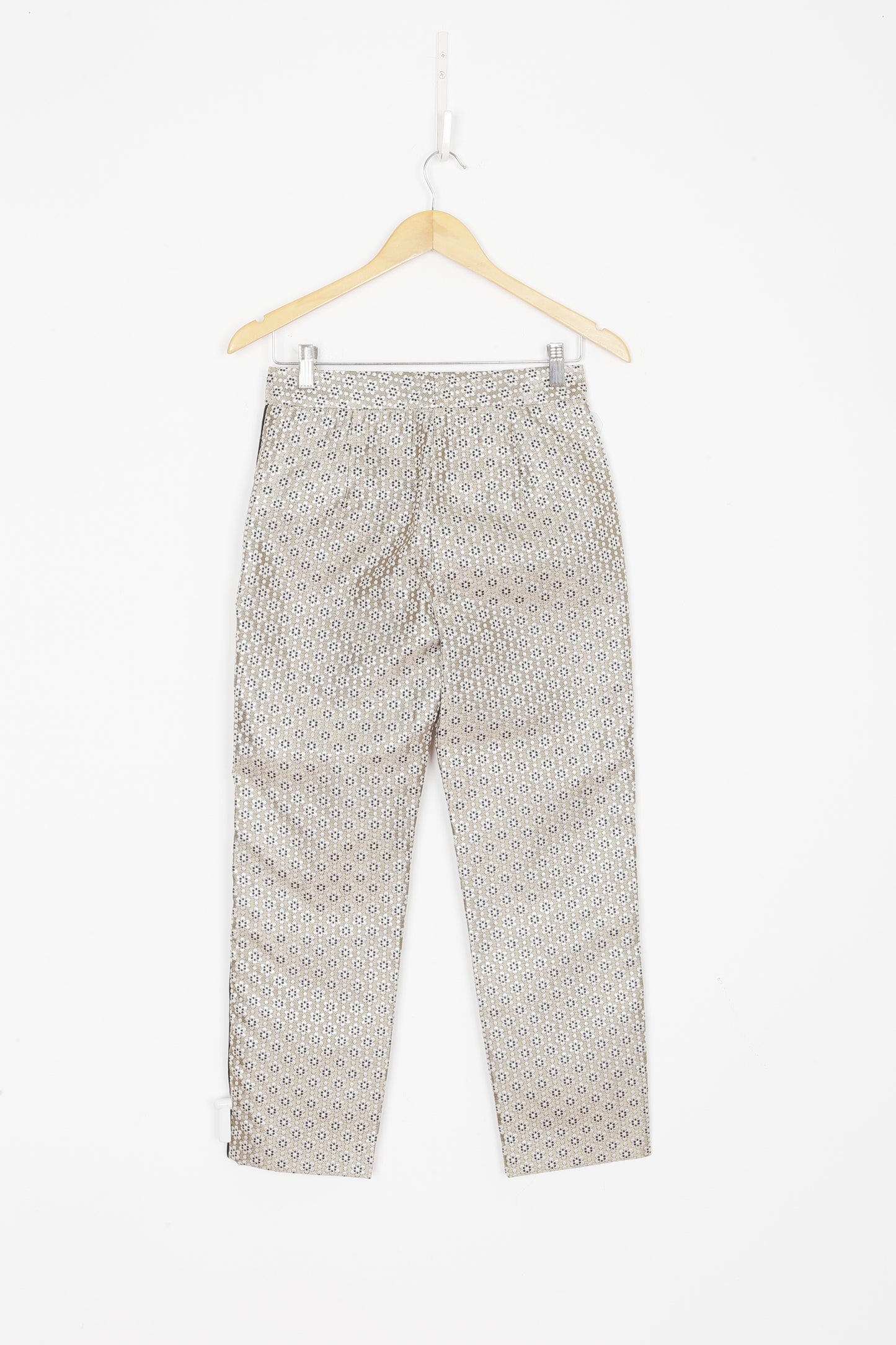 Maje Womens Silver Pants Size EU 34