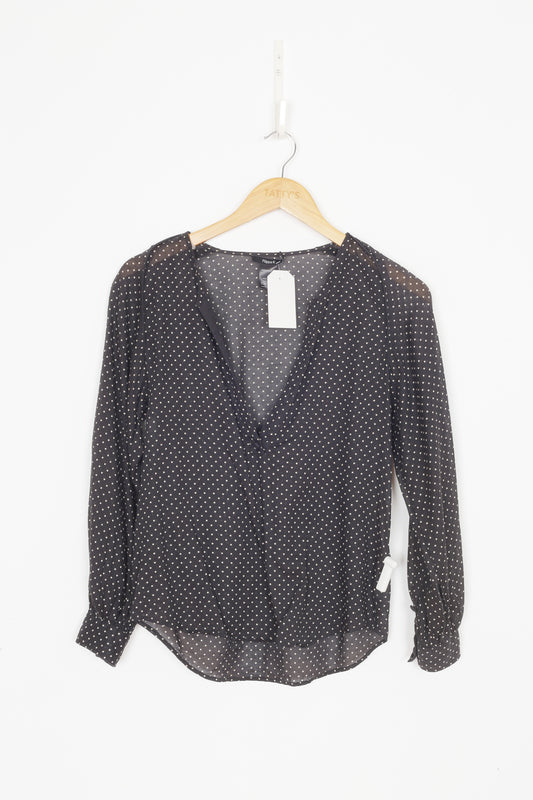 Filippa K Womens Black Blouse Size M