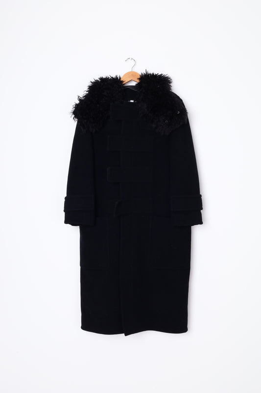 Burberry Womens Black Coat Size 46