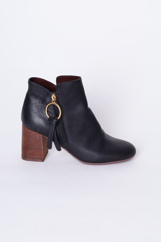 See by Chloe Womens Black Boots  Size EU 39