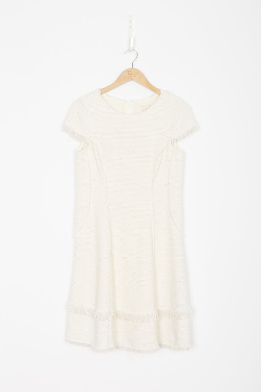 Rebecca Taylor Womens White Dress Size 8