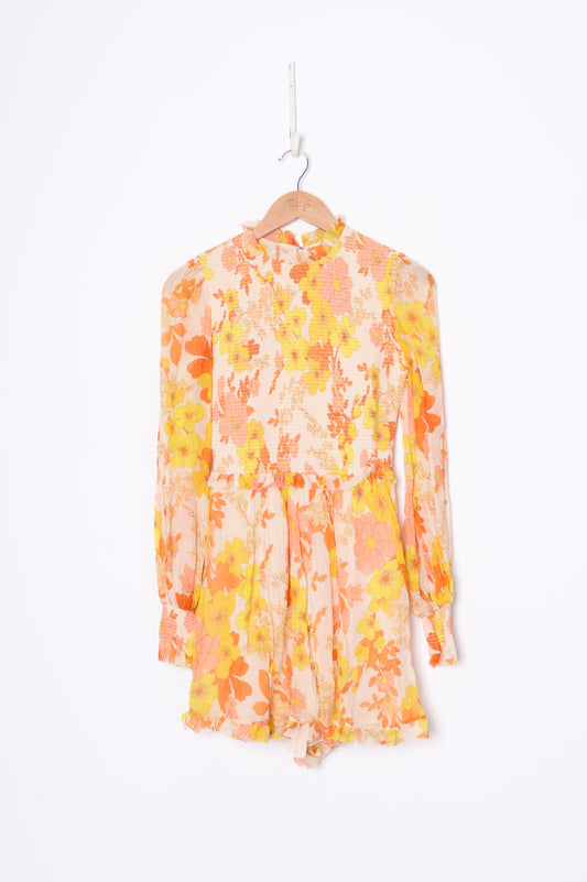 Zimmerman Womens Yellow Playsuit Size 1