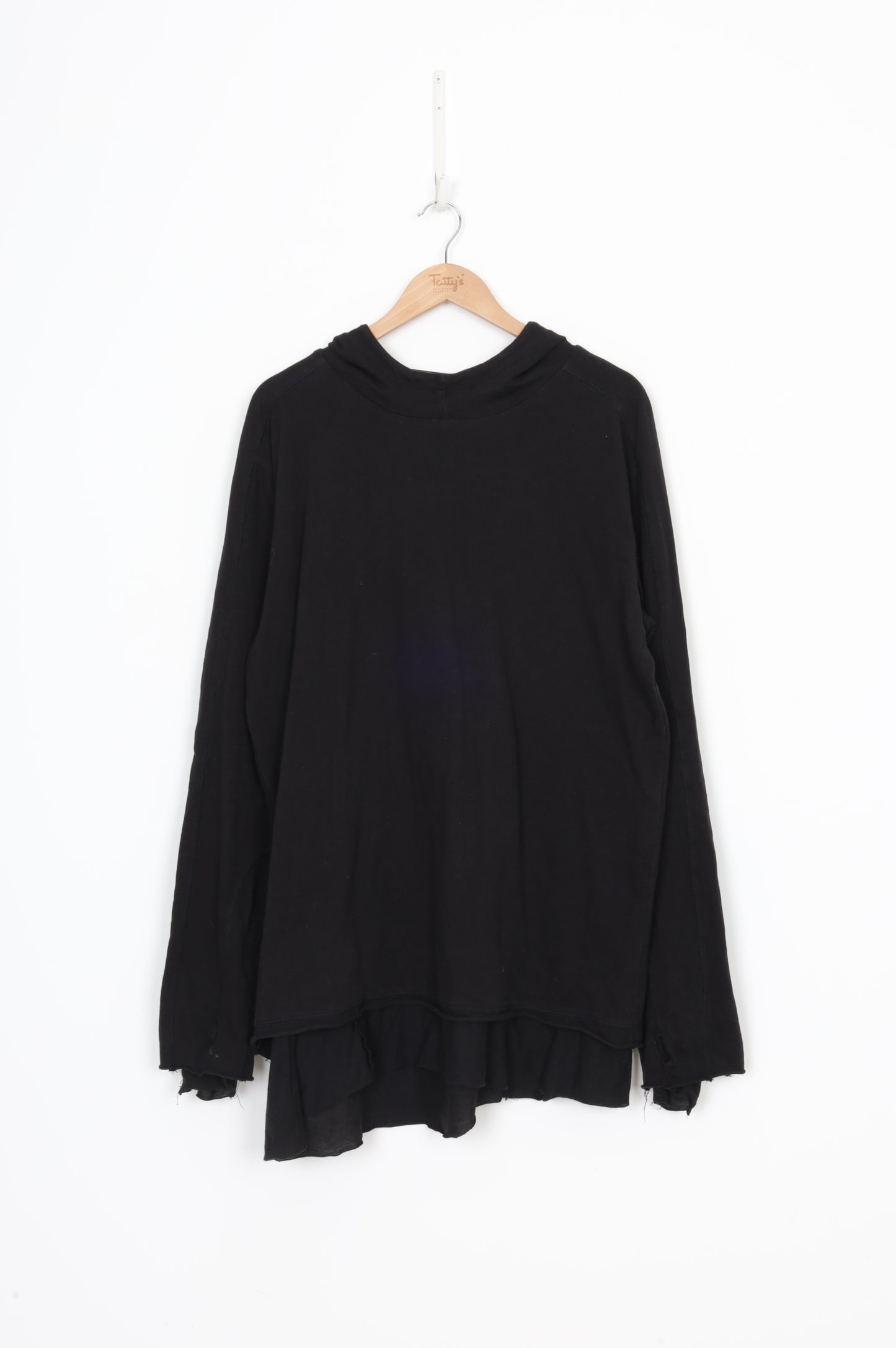 Claude Maus Mens Black Sweatshirt Size XL