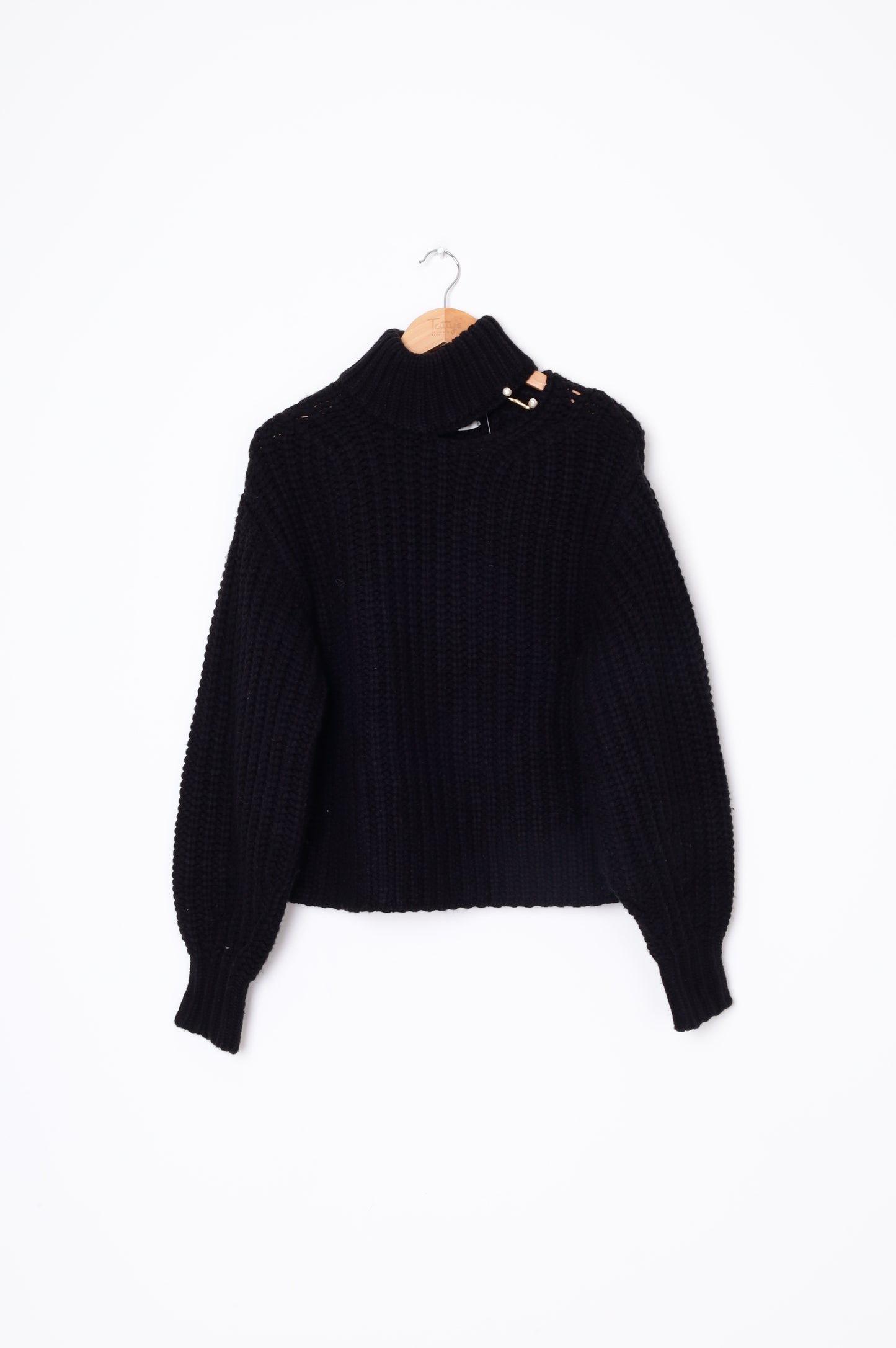 Aje Womens Black Jumper Size XXS