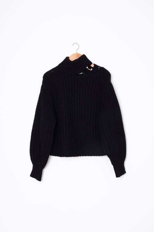 Aje Womens Black Jumper Size XXS