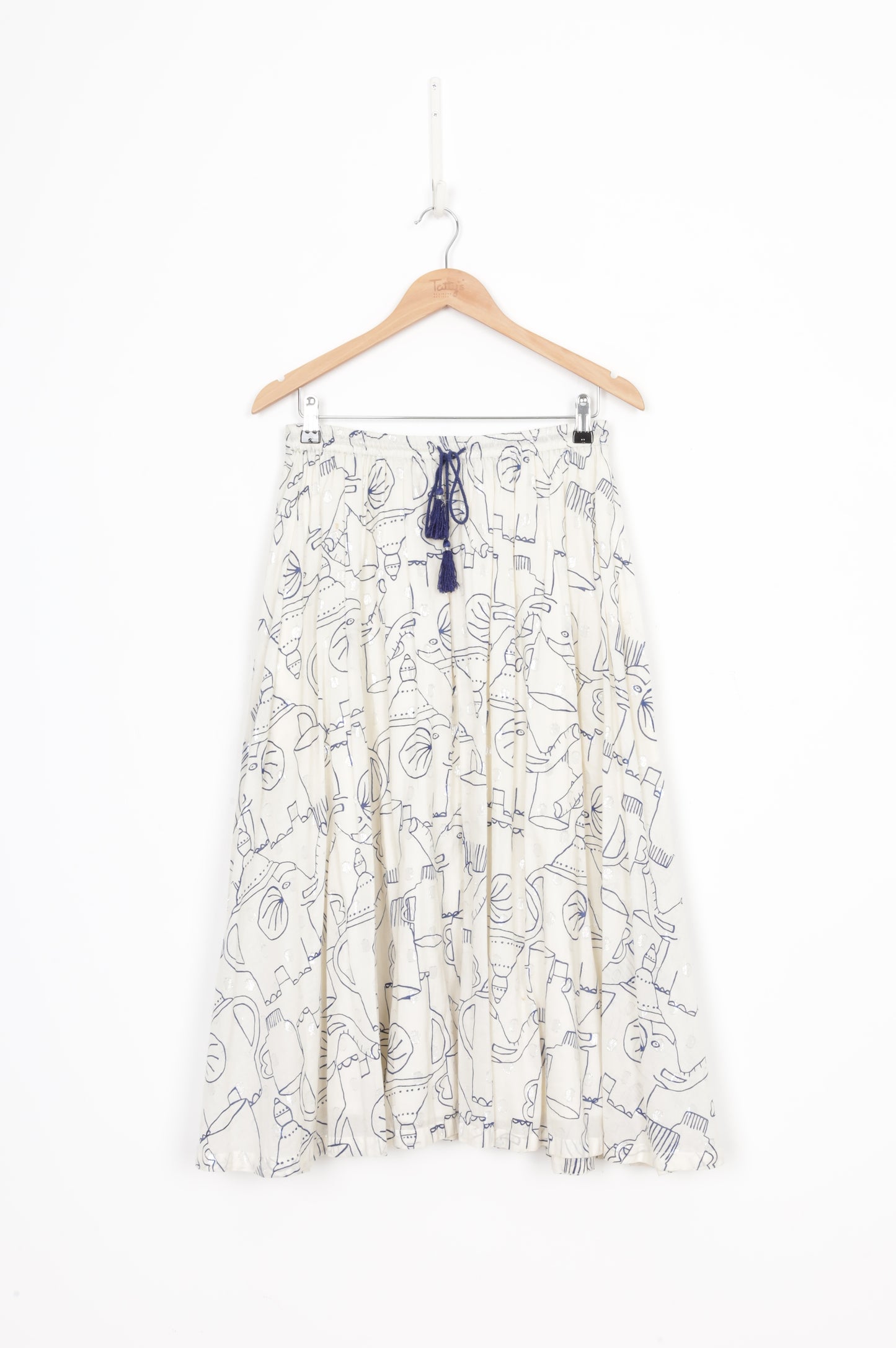 Monika Forsberg x Gorman Womens Cream Maxi Skirt Size 8