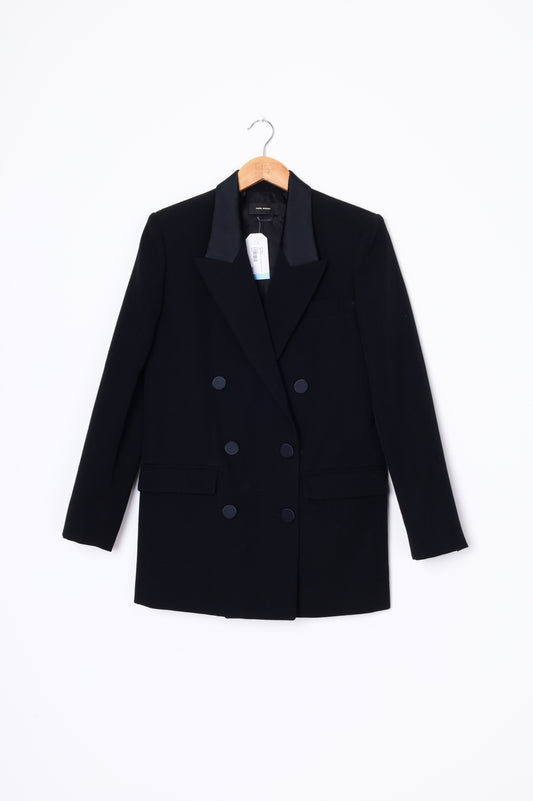 Isabel Marant Womens Black Blazer Size EU 34