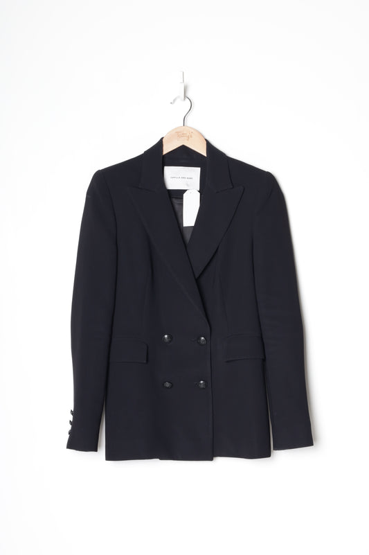 Camilla and Marc Womens Black Blazer Size S