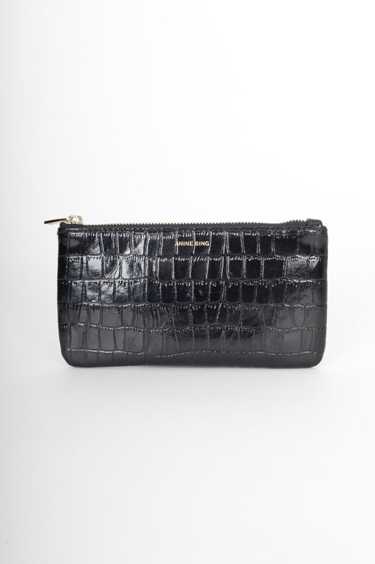 Anine Bing Womens Black Wallet Size O/S
