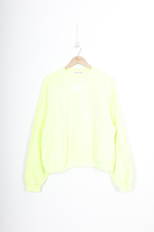 Alexander Wang T Womens Green Jumper Size L